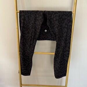 Lululemon workout pants, cropped.